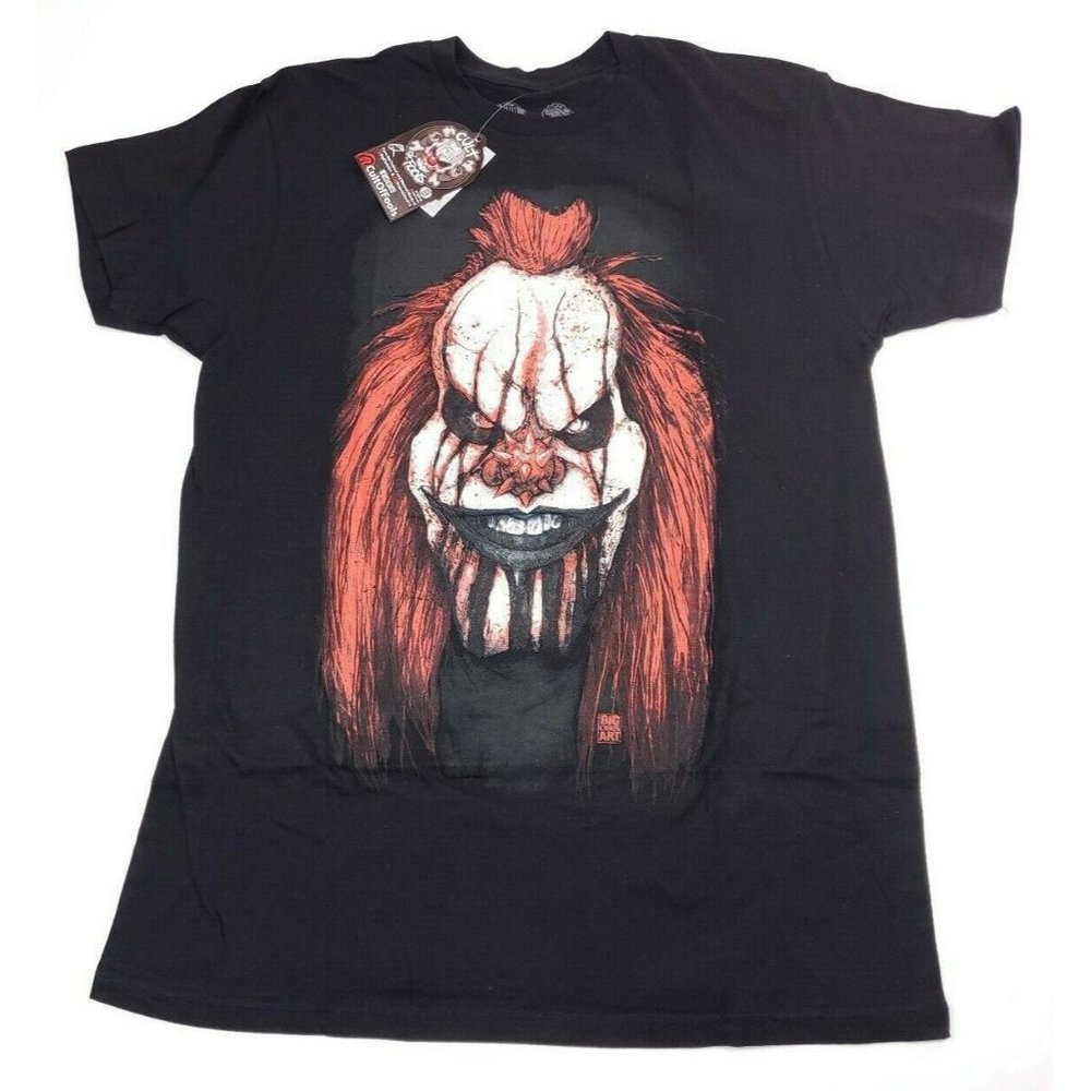Spencers Get Down Art Cult of Fools Willy Vodka The Killer Clown T Shirt Sz M